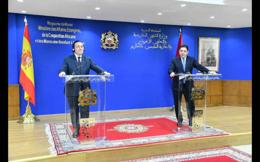 José Manuel Albares Nasser Bourita Maroc Espagne