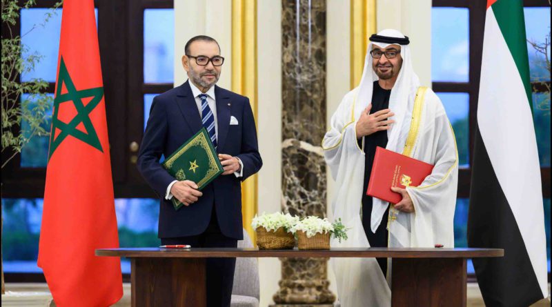 Mohammed 6 et Mohammed Ben Zayed Maroc Émirats arabes unis