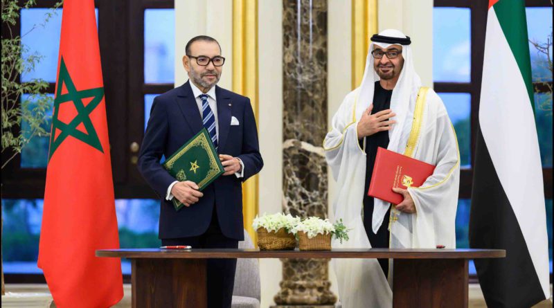 Mohammed 6 et Mohammed Ben Zayed Maroc Émirats arabes unis