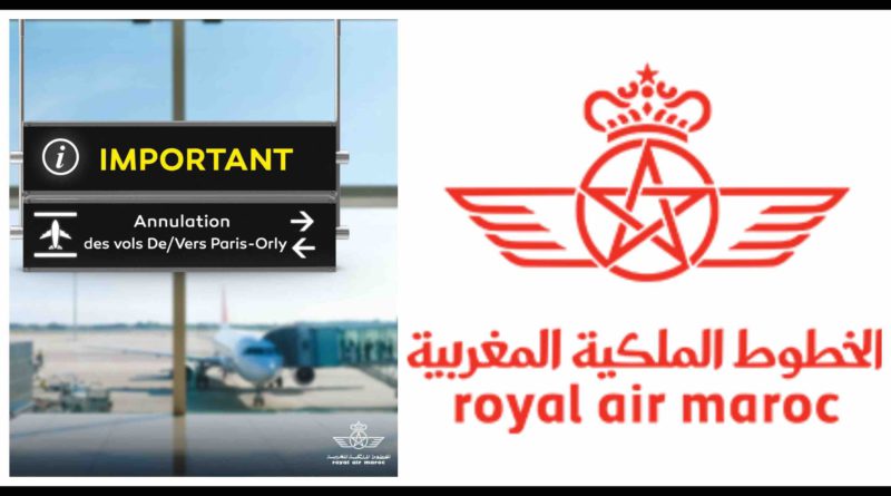 Royal air Maroc France Paris Orly