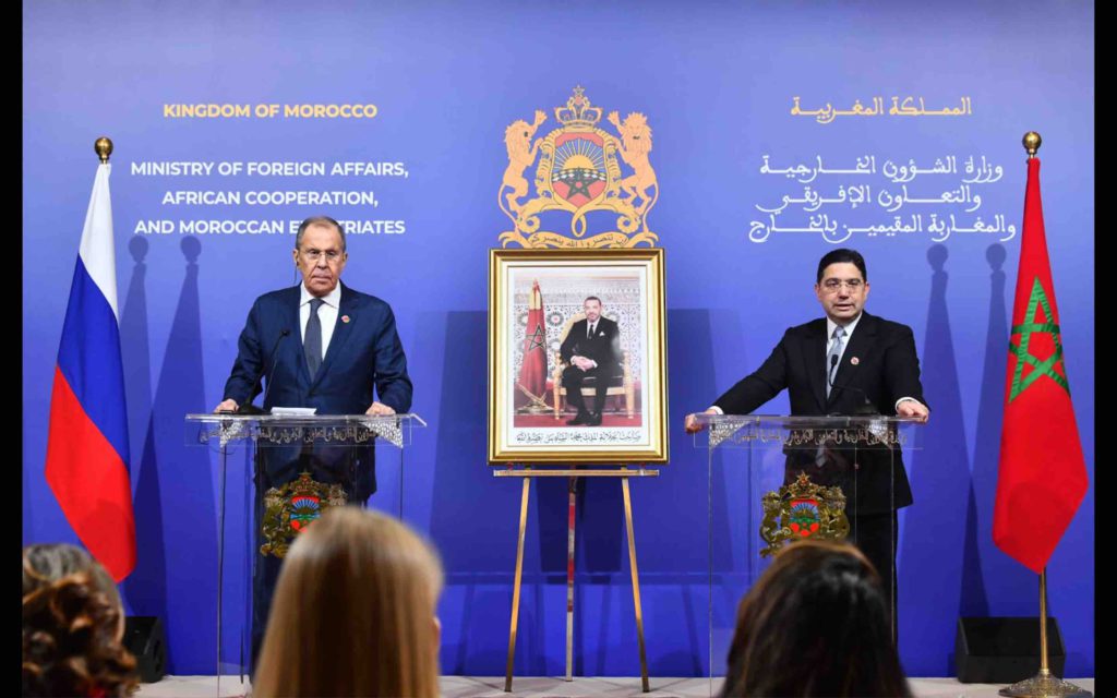 Sergueï Lavrov Nasser Bourita Maroc Russie Morocco Russia