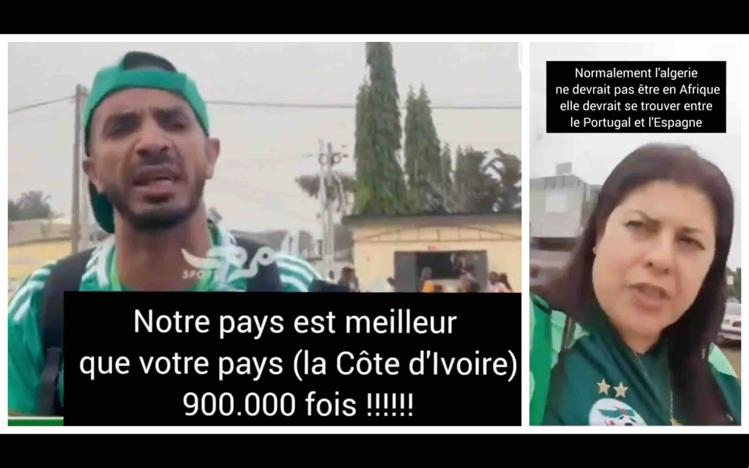 CAN supporters algériens Côte d'Ivoire