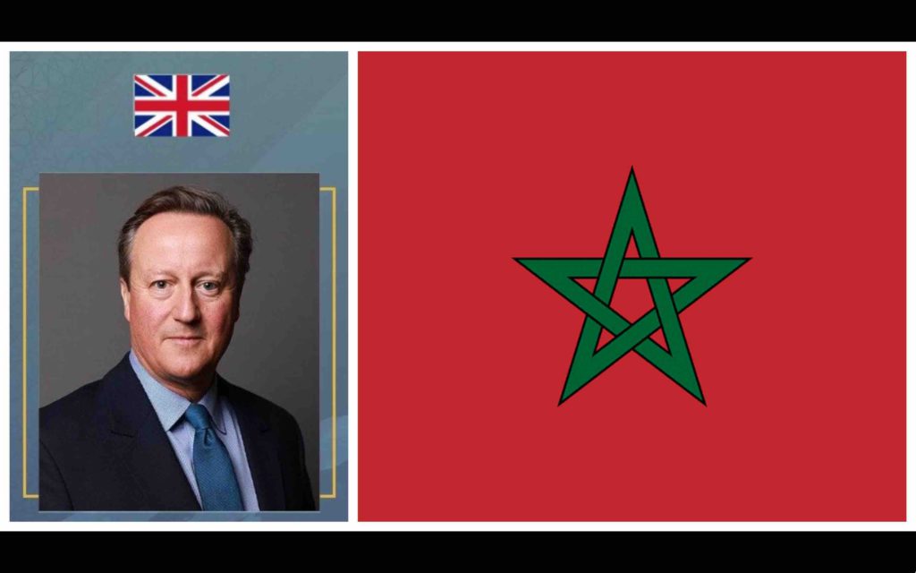 David Cameron Maroc Morocco