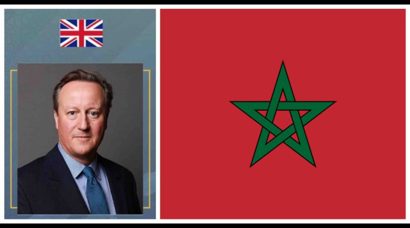 David Cameron Maroc Morocco