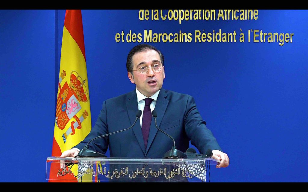 José Manuel Albares Maroc Espagne Morocco Spain