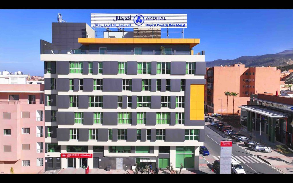 Maroc hôpital privé Akdital Béni Mellal