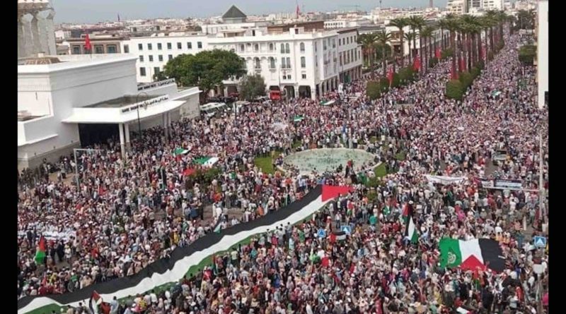 manifestation Maroc Palestine Gaza Cisjordanie