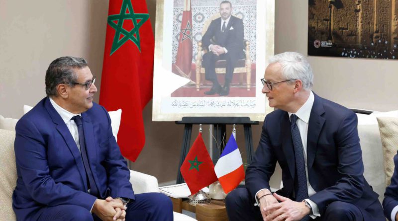 Bruno Le Maire Aziz Akhannouch France Maroc Morocco