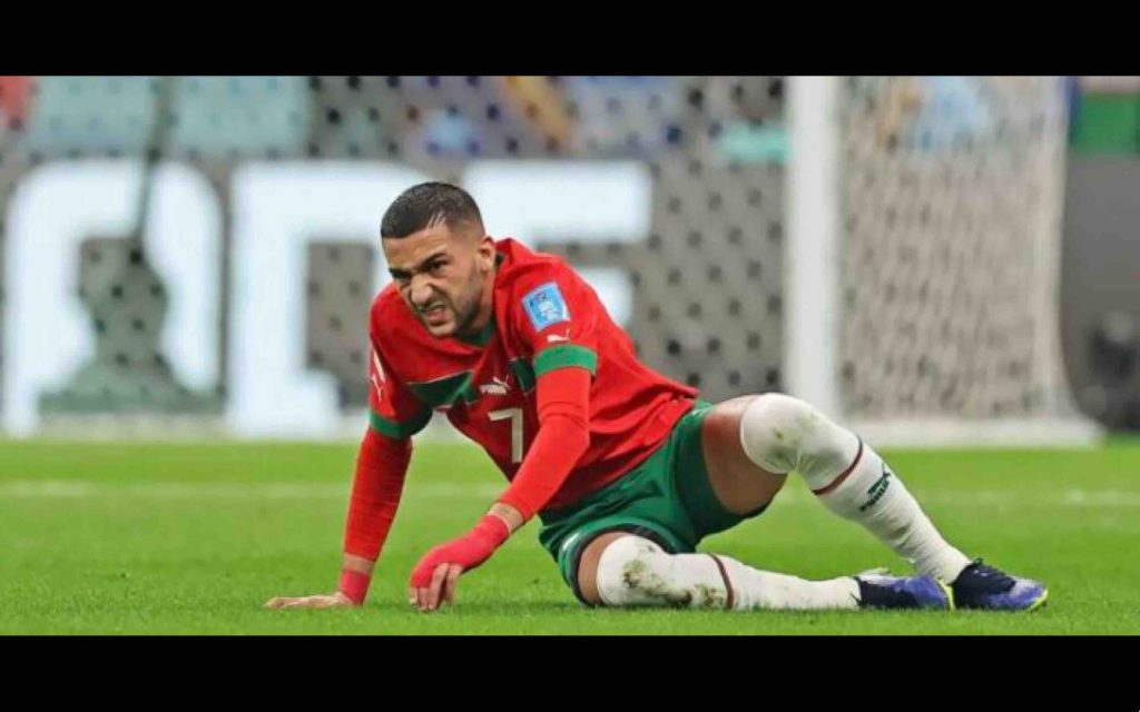 Hakim Ziyech blessure Zambie