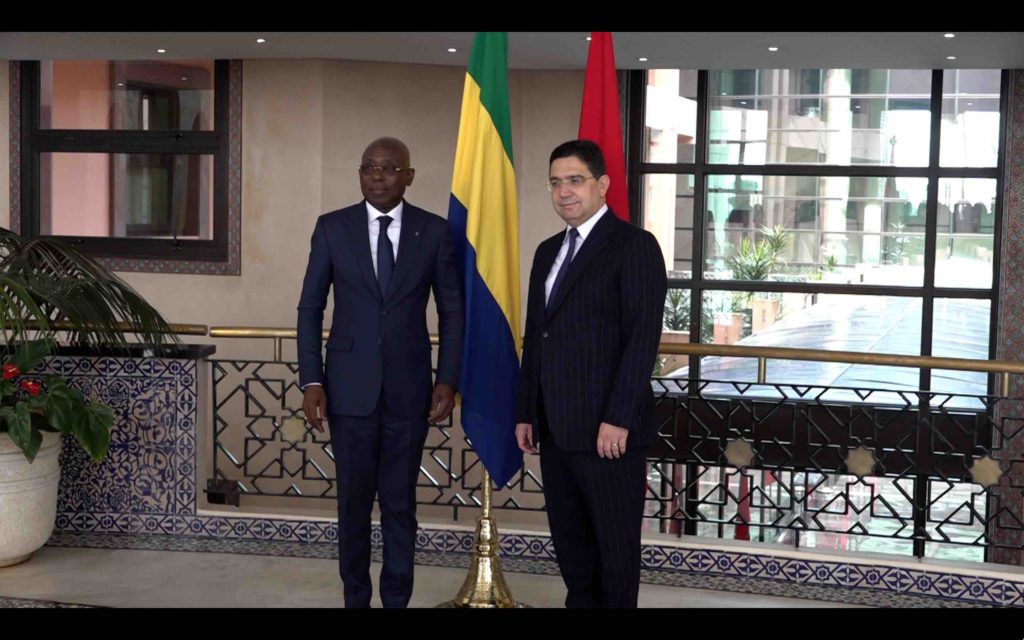 Jean-François Ndongou Nasser Bourita Gabon Maroc Morocco Sahara marocain