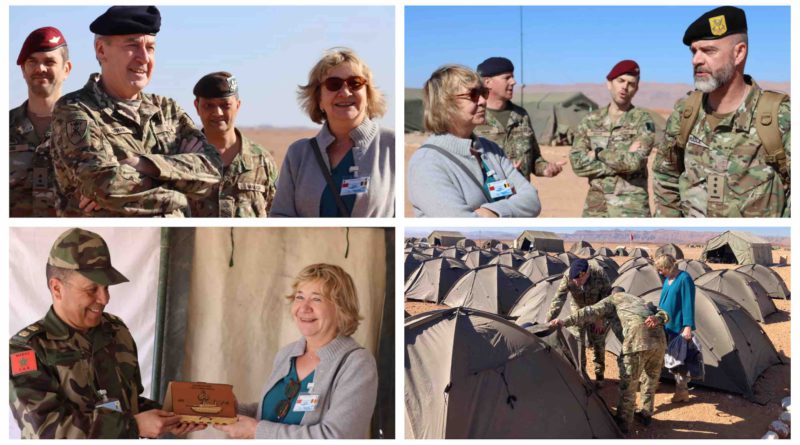 Maroc Belgique militaires soldats belges stage désert marocain