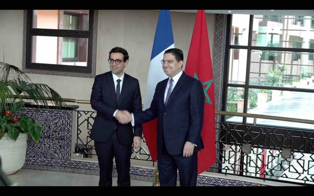 Nasser Bourita Stéphane Séjourné Maroc France Morocco