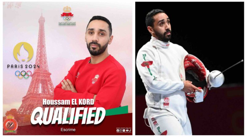Houssam El Kord escrime Maroc escrime Morocco JO eux olympiques de Paris-2024