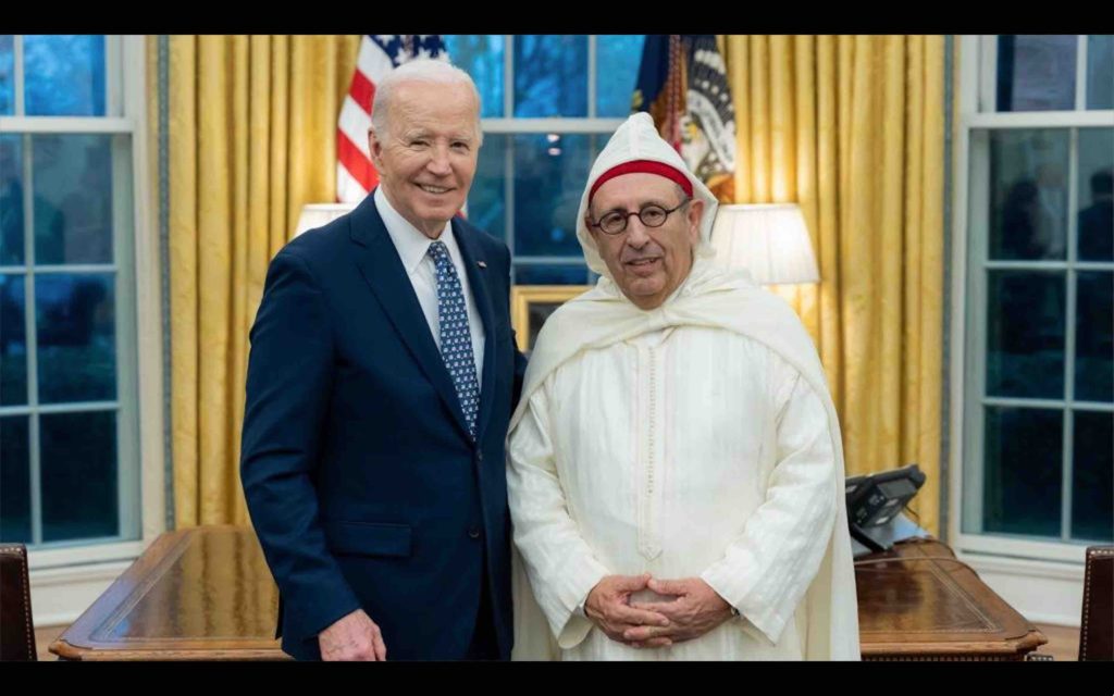 Joe Biden Youssef Amrani Maroc Morocco USA