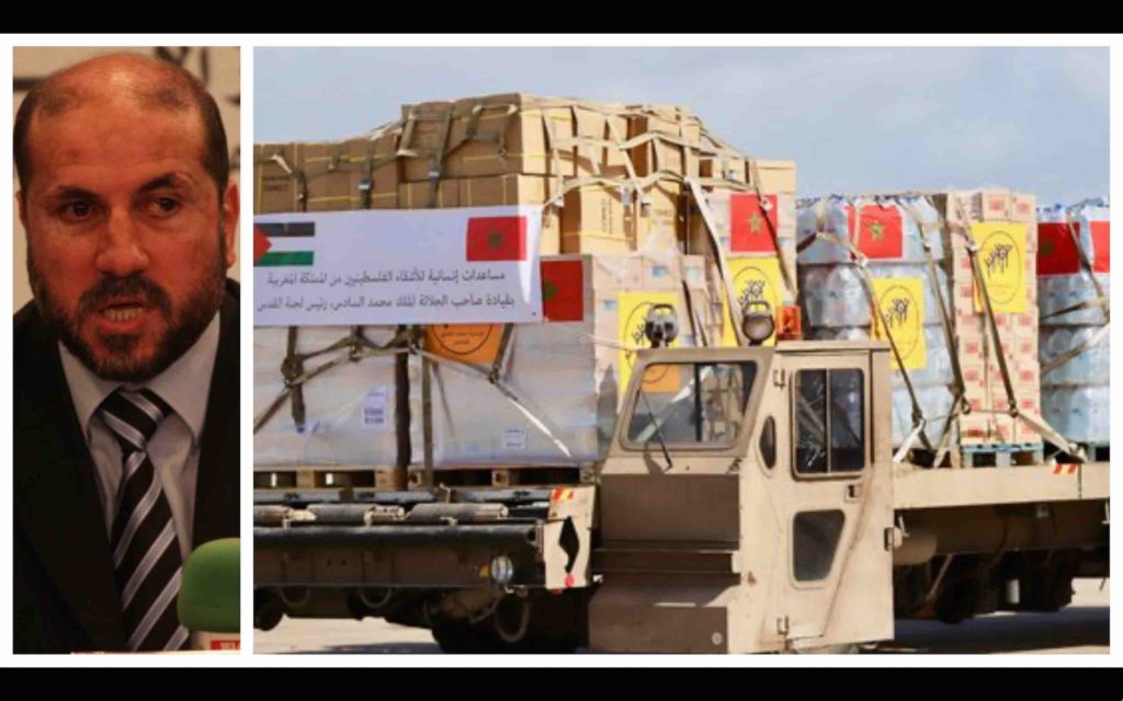 Mahmoud El Habach aide humanitaire Maroc Gaza
