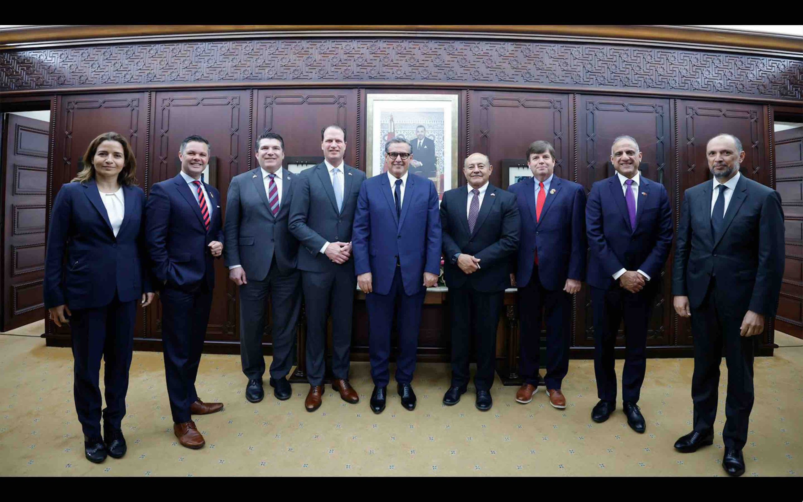 Maroc chef gouvernement marocain Aziz Akhannouch membres Congrès américain