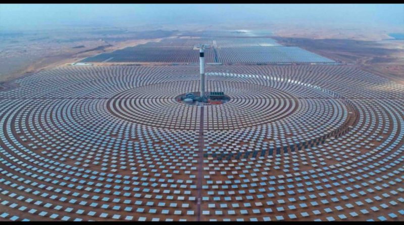 Maroc parc solaire Noor Ouarzazate
