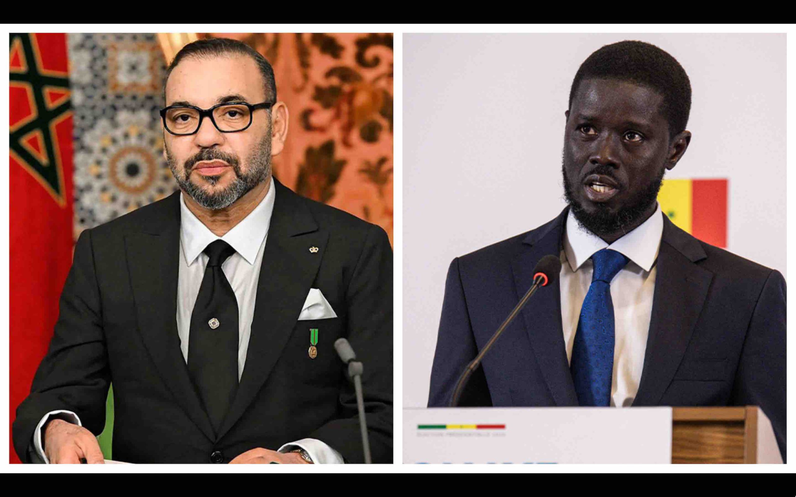 Roi Maroc Mohammed 6 président Sénégal Bassirou Diomaye Faye