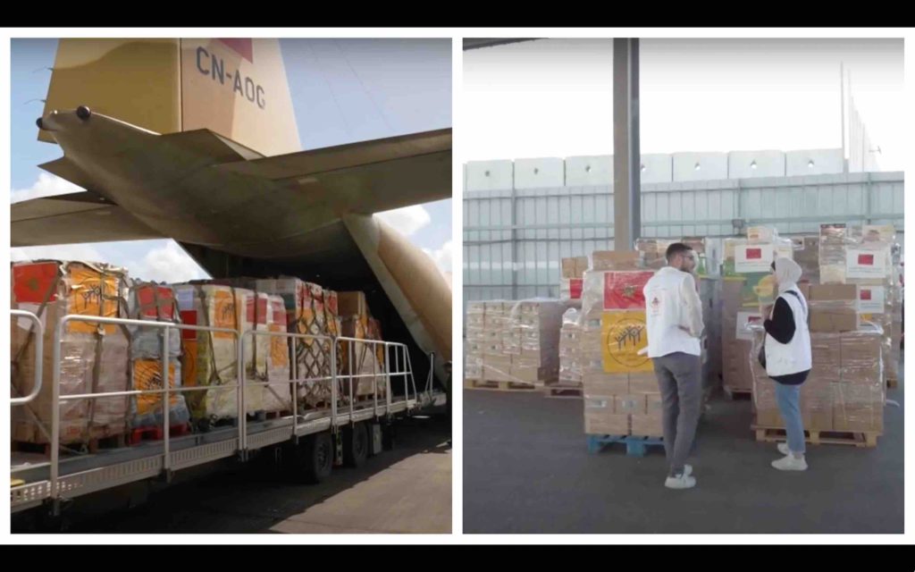 aide humanitaire Gaza Palestine Maroc