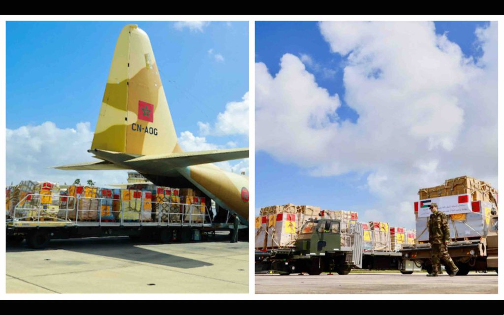 aide humanitaire Gaza Palestine Maroc
