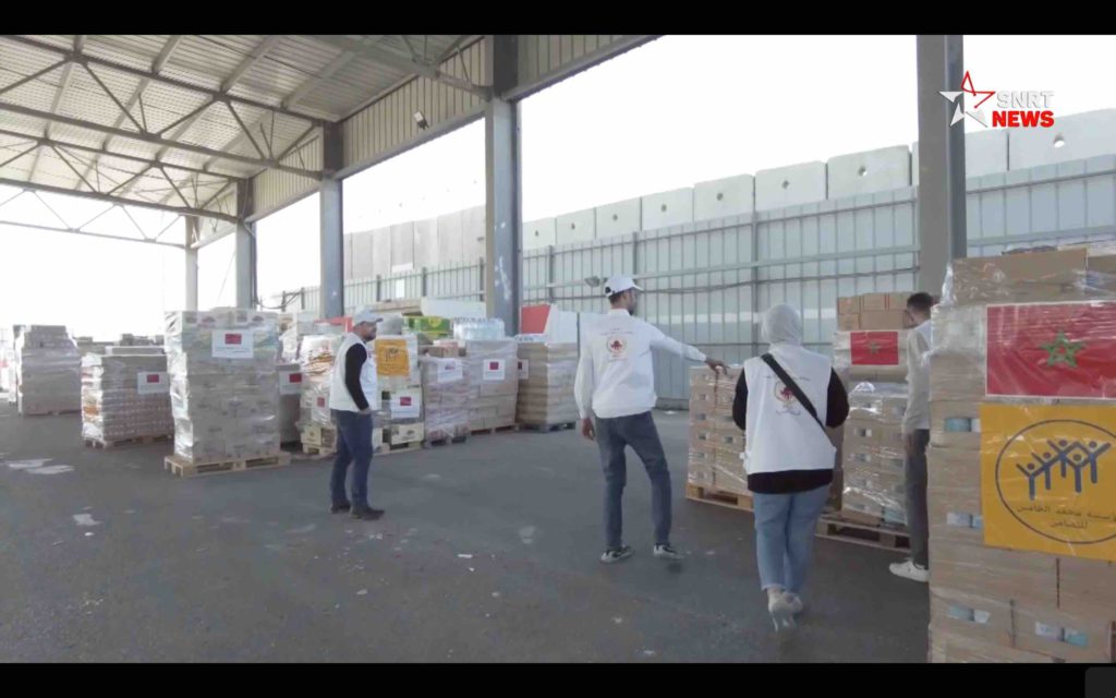 aide humanitaire Maroc Gaza Palestine