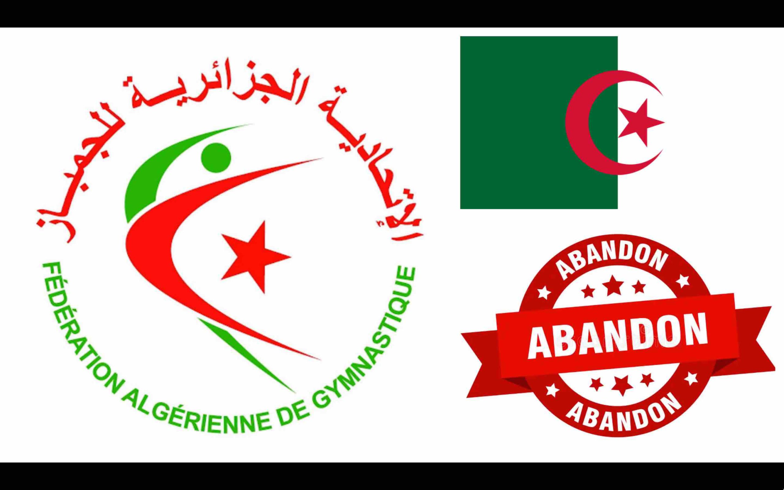 Abandon forfait Algérie Championnat Afrique de gymnastique