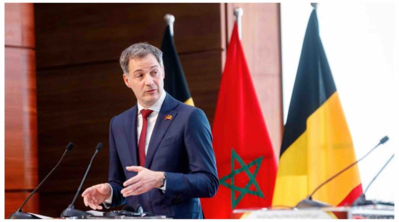 Alexander De Croo Maroc Belgique Morocco Belgium