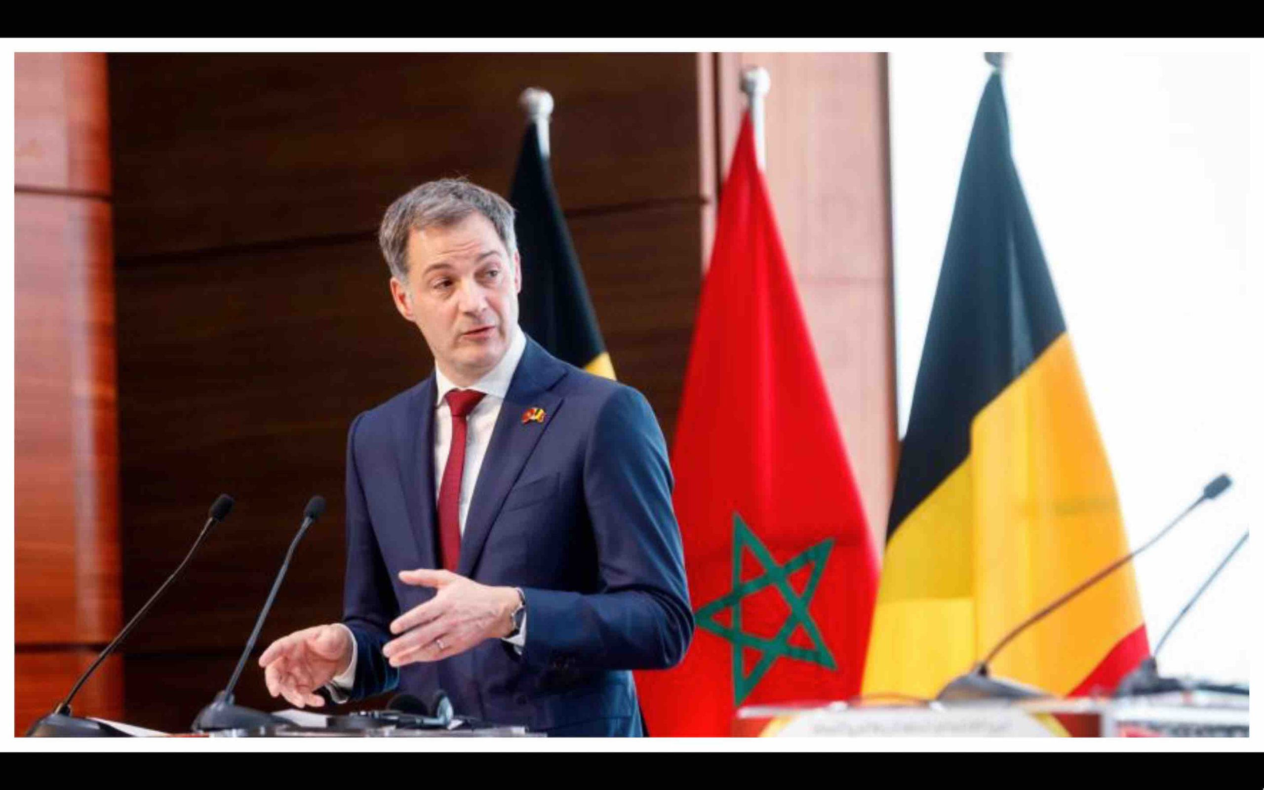 Alexander De Croo Maroc Belgique Morocco Belgium