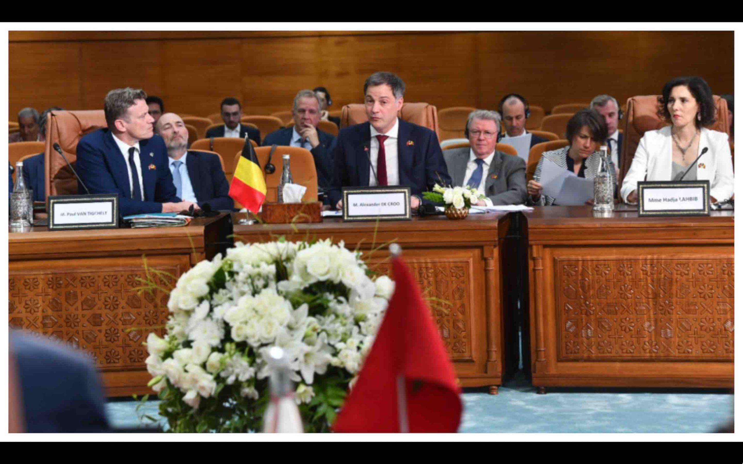 Alexander De Croo Maroc Belgique Morocco Belgium