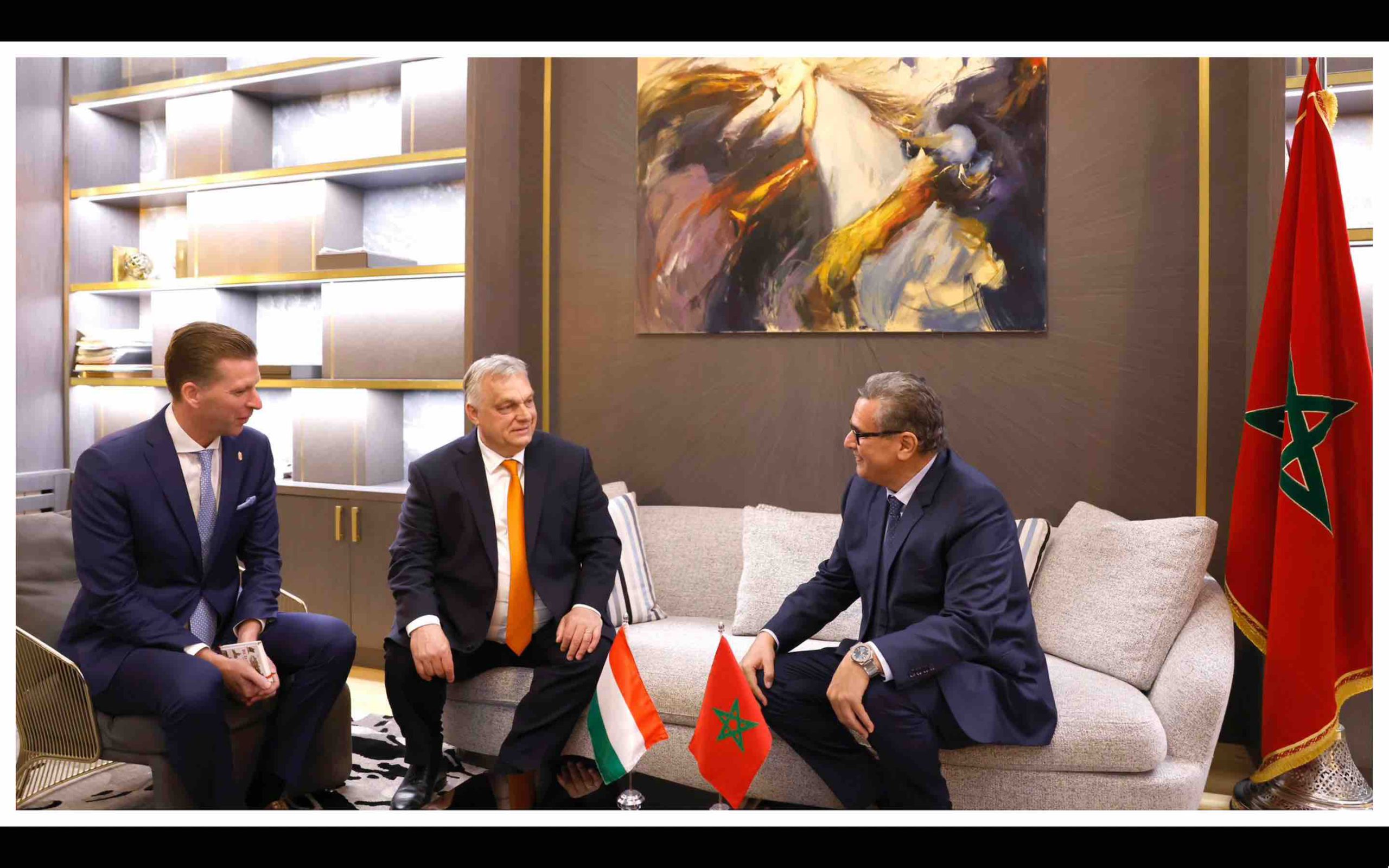Aziz Akhannouch Viktor Orbán Maroc Hongrie Morocco Hungary