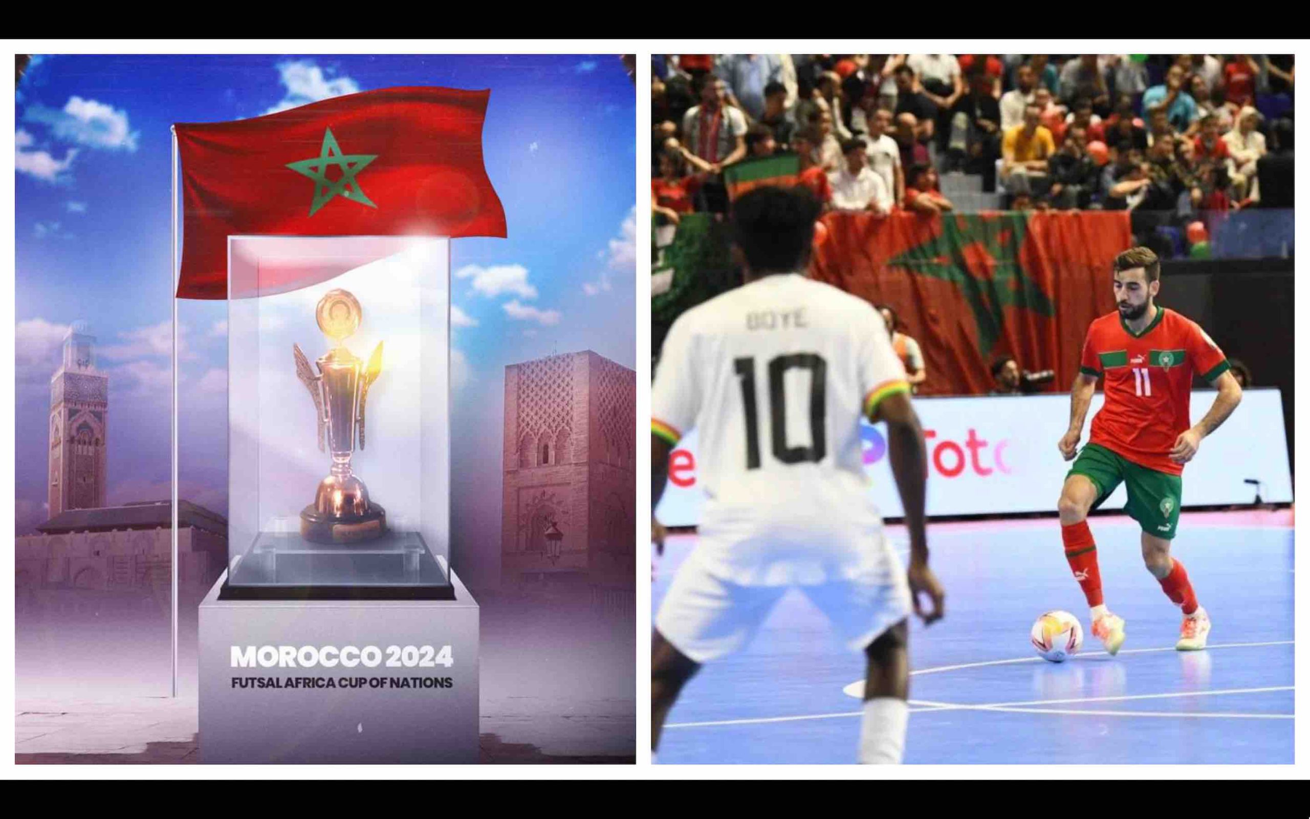 CAN 2024 futsal Maroc Ghana Morocco