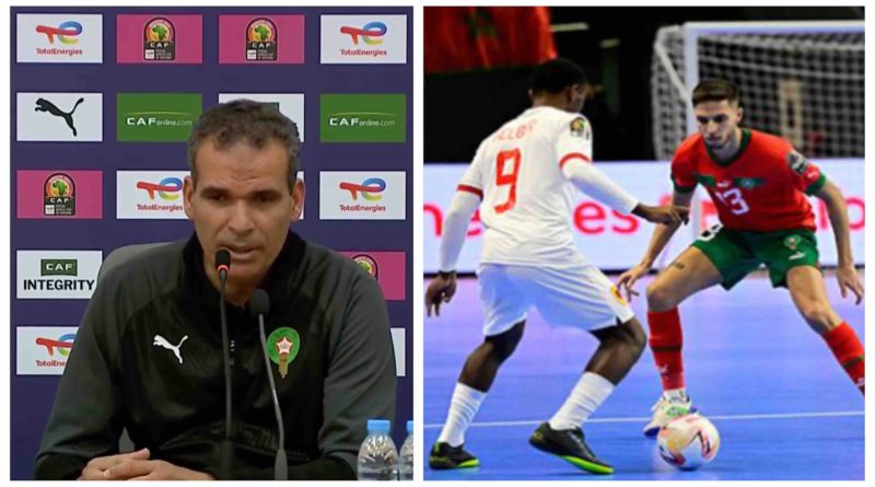 CAN futsal 2024 Maroc Angola Morocco Hicham Dguig