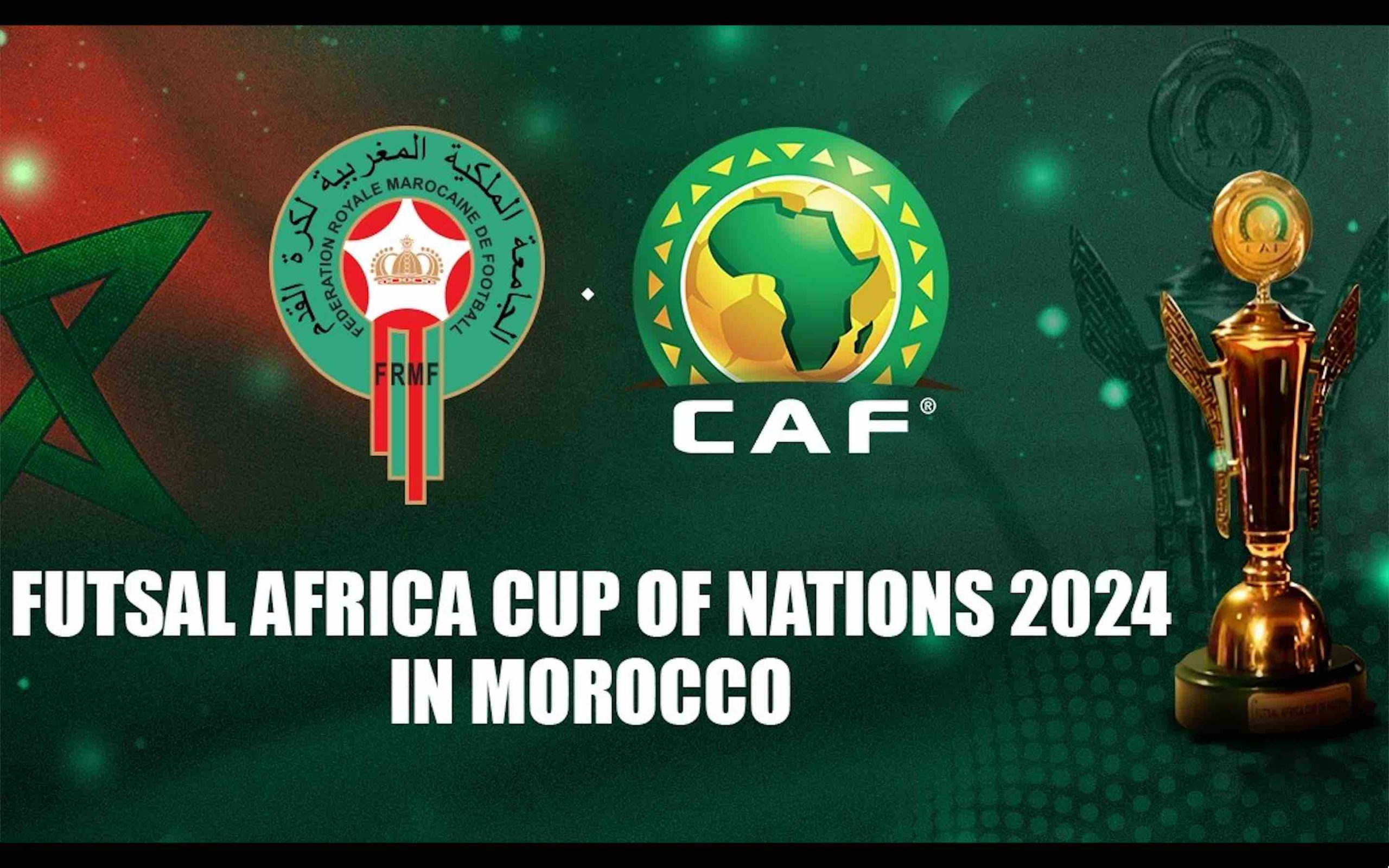 Coupe d'Afrique des Nations de futsal CAN Maroc 2024 Morocco FRMF