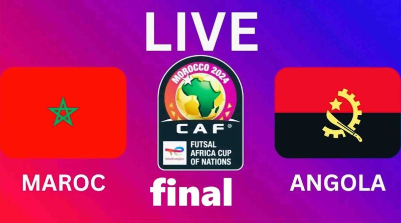 (Direct live) CAN Futsal 2024 - finale - Maroc vs Angola Morocco final