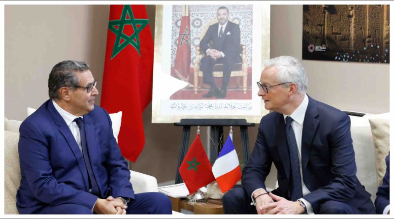 France Maroc Aziz Akhannouch Bruno Le Maire Morocco