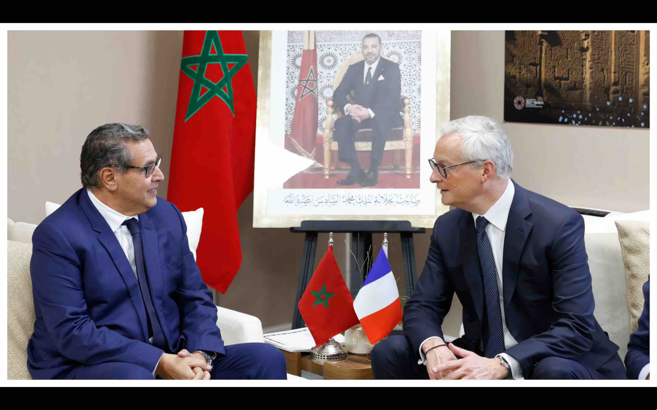 France Maroc Aziz Akhannouch Bruno Le Maire Morocco