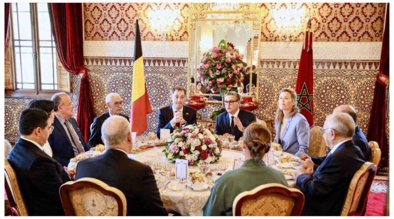Le Roi Mohammed 6 offre un déjeuner en l’honneur du Premier ministre belge