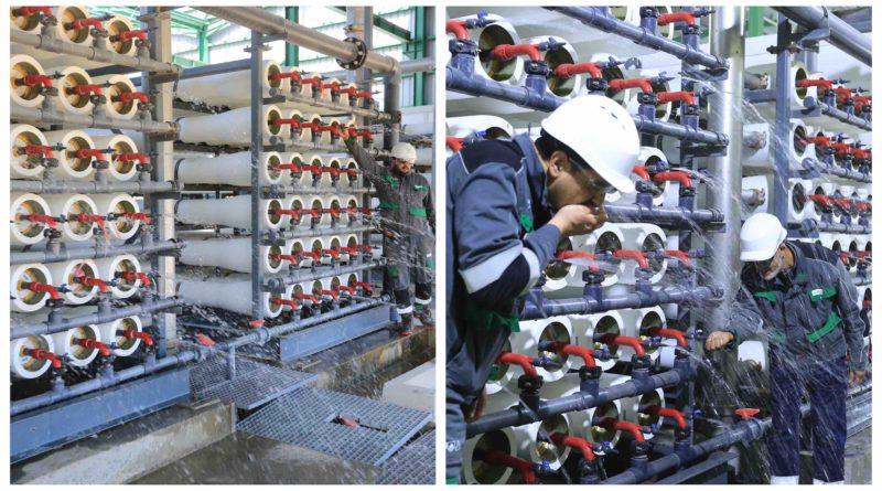 Maroc usine station dessalement eau de mer saumâtre