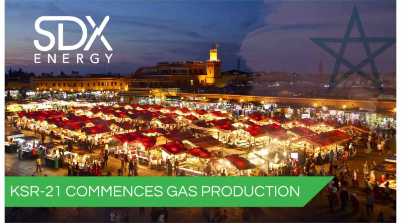 SDX Energy Gaz Gas Maroc Morocco