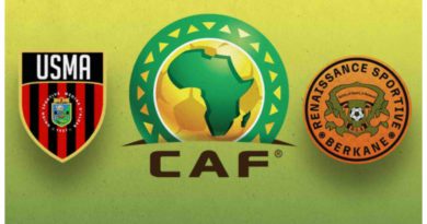 Union sportive de la Médina d’Alger (USMA) Renaissance sportive de Berkane (RSB) Confédération africaine de football (CAF)
