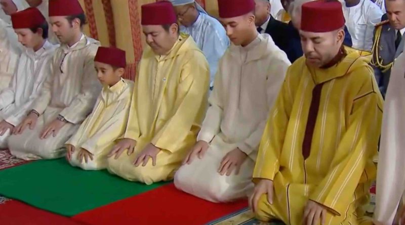 Maroc prière roi Mohammed 6 mosquée