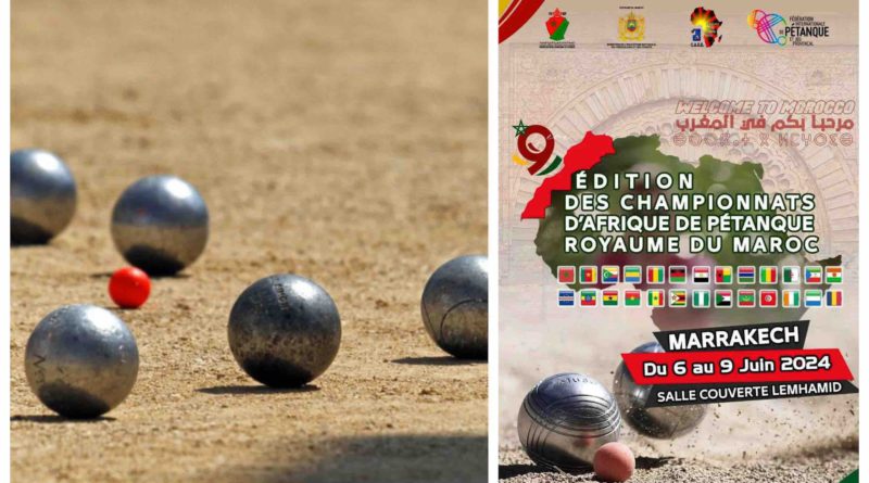 Championnat d'Afrique de pétanque 2024 Maroc Marrakech