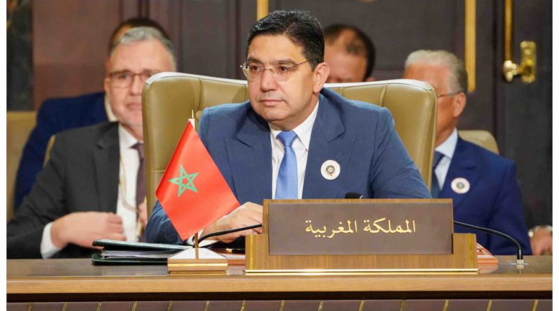 Maroc Nasser Bourita Sommet arabe