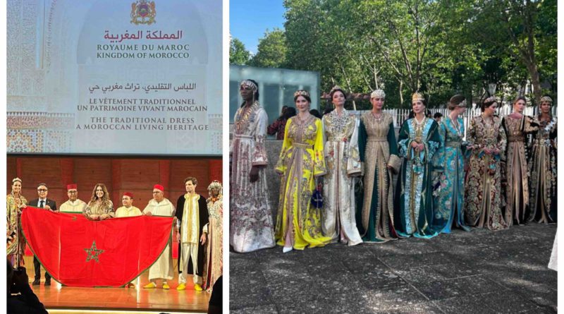 Maroc caftan marocain UNESCO Moroccan Morocco
