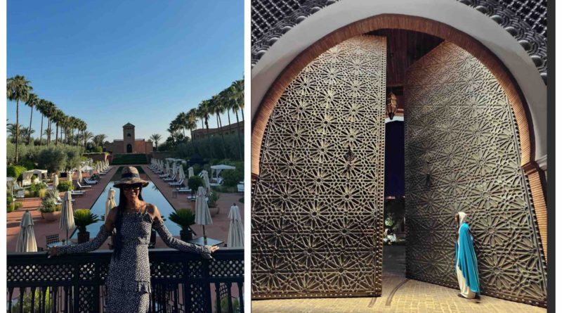 Naomi Campbell Marrakech Maroc Morocco