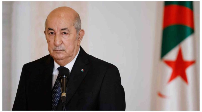 Abdelmadjid Tebboune Algérie Maroc Algeria Morocco