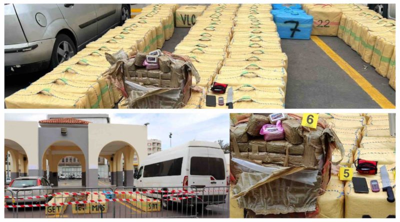 Maroc Casablanca saisie de 3382 kilogrammes de résine de cannabis