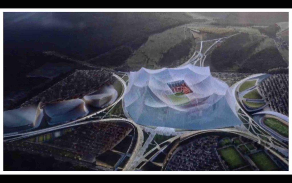 Maroc le Grand Stade Hassan II de Casablanca