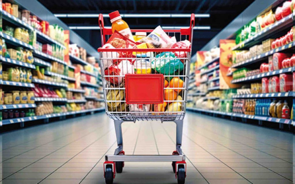 magasin caddie rayons Maroc supermarché hypermarché