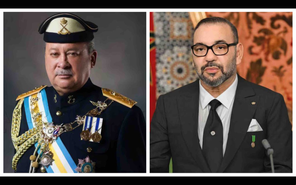 Maroc roi Mohammed 6 Malaisie sultan Ibrahim Sultan Iskander Morocco Malaysia